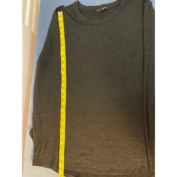 Banana Republic Women’s Crewneck Long Sleeve Knit Top Color Black Size L - Picture 7 of 8